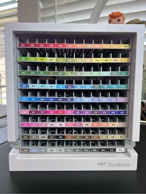 Tombow Dual Brush Marker Desktop Storage Organizer Holder Stand